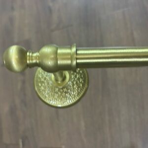 Allied Brass Monte Carlo 24-in Bar, Satin Brass Wall mount Single Towel Bar, NEW